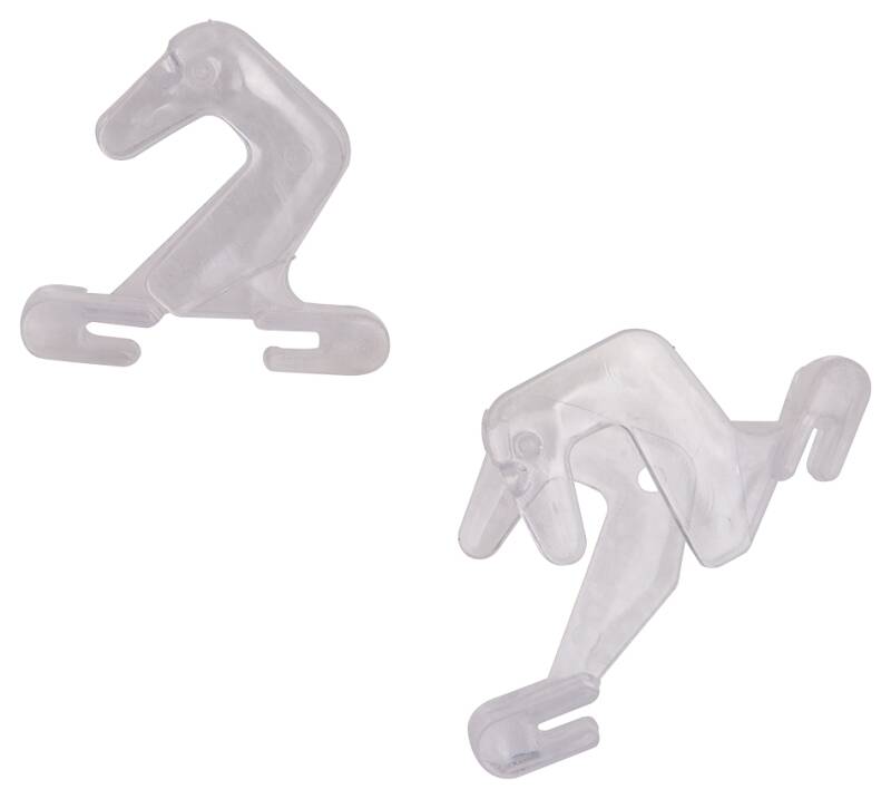 Clear Wall Mount Ceiling Track Hook 3 Clear Wall Mount Ceiling Track Hook