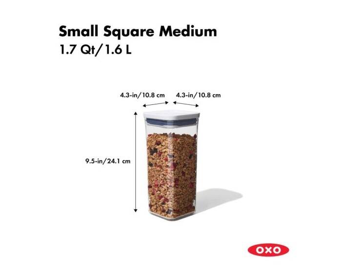 1.7-Quart POP Container Small Square Medium