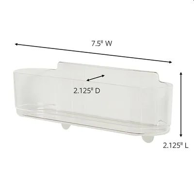 Command Clear Medium Organizer Caddy 6 Command Clear Medium Organizer Caddy