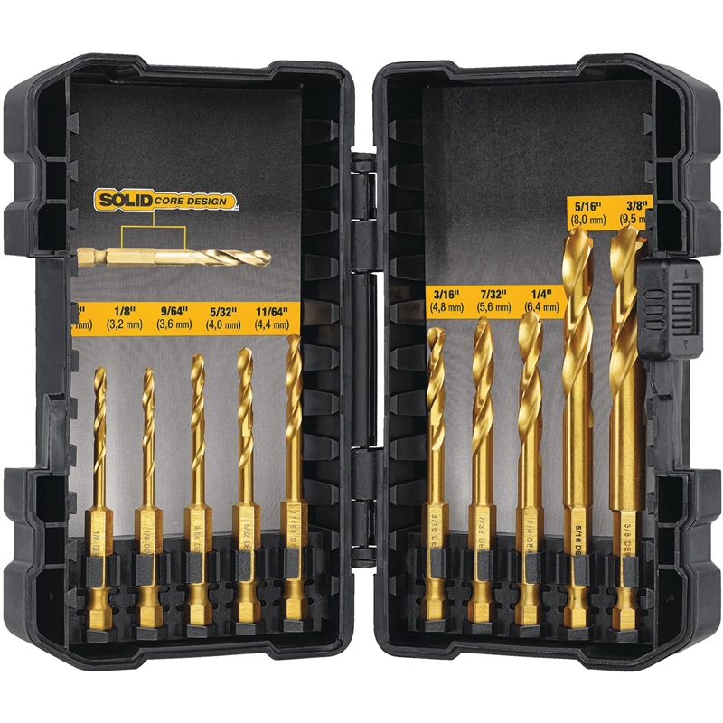 1/8-3/8-Inch Heavy Duty Impact Drill Set 1 1/8-3/8-Inch Heavy Duty Impact Drill Set