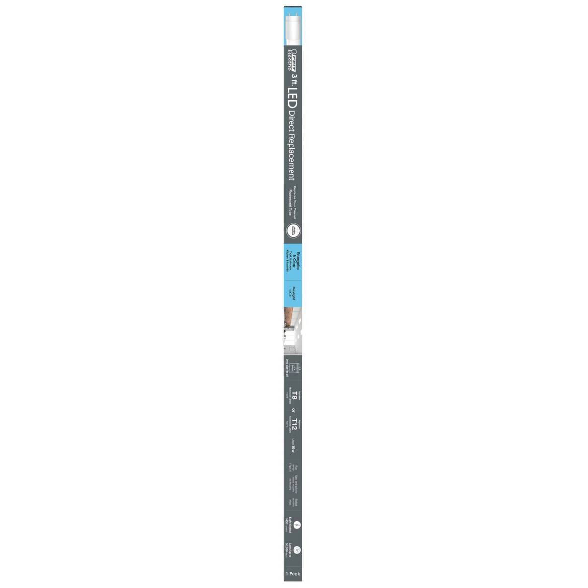 16-Watt T8 G13-Bi Pin Non-Dimmable LED Linear Light Tube, 1-Pack