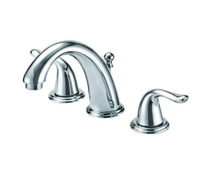 4-Inch Wide 2 Handle Bathroom Faucet Chrome