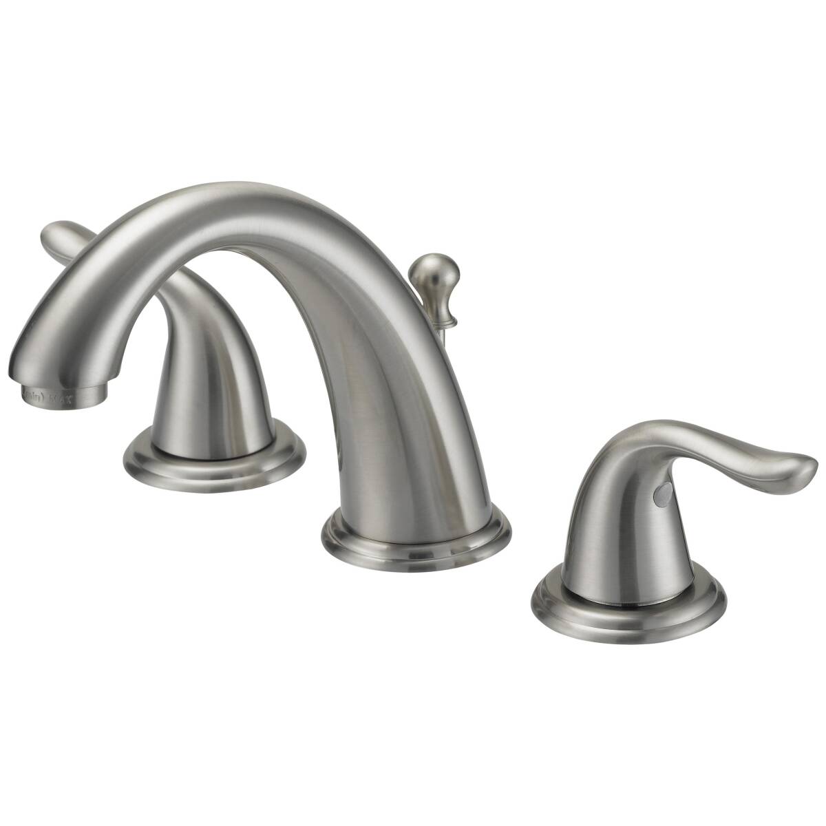 4-Inch Wide 2-Handle Bathroom Faucet Nickel