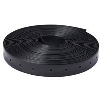 Perforated Hanger Tape, 25 Ft Oal, 3/4 In Oaw, Plastic
