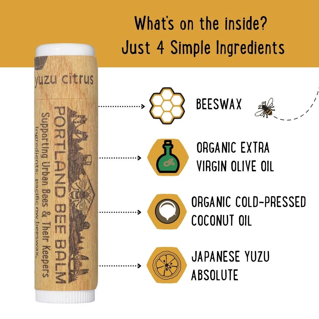 Yuzu Citrus Lip Balm Tube 1 Yuzu Citrus Lip Balm Tube