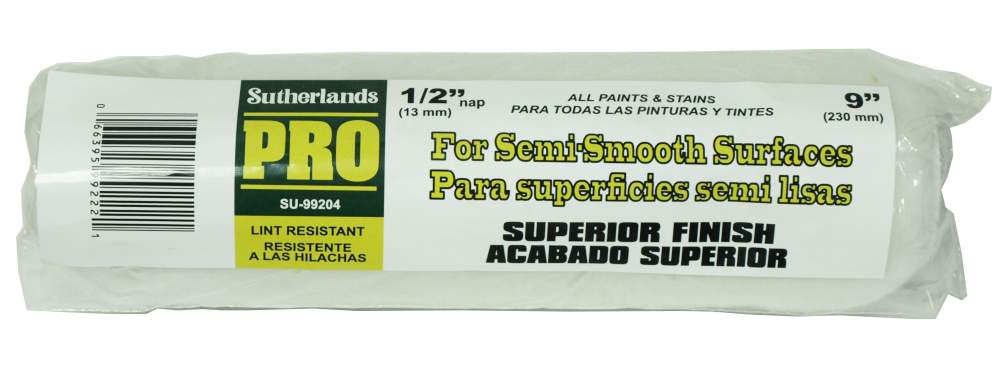 9-1/2-Inch Pro Paint Roller Cover With 1/2-Inch Pile 1 9-1/2-Inch Pro Paint Roller Cover With 1/2-Inch Pile
