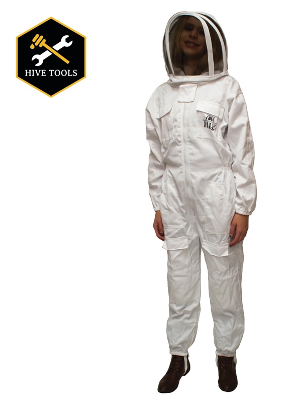 Poly Cotton Heavy-Duty Beekeeper Suit, X-Large 1 Poly Cotton Heavy-Duty Beekeeper Suit, X-Large