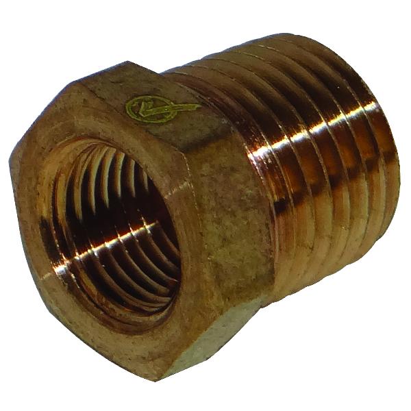 1/2-Inch X 3/8-Inch Brass Lead-Free Hex Bushing 1 1/2-Inch X 3/8-Inch Brass Lead-Free Hex Bushing