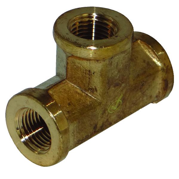 1/2-Inch X 1/2-Inch X 1/2-Inch Fip Brass Lead-Free Bar Stock Tee 1 1/8-Inch X 1/8-Inch X 1/8-Inch Fip Brass Lead-Free Bar Stock Tee