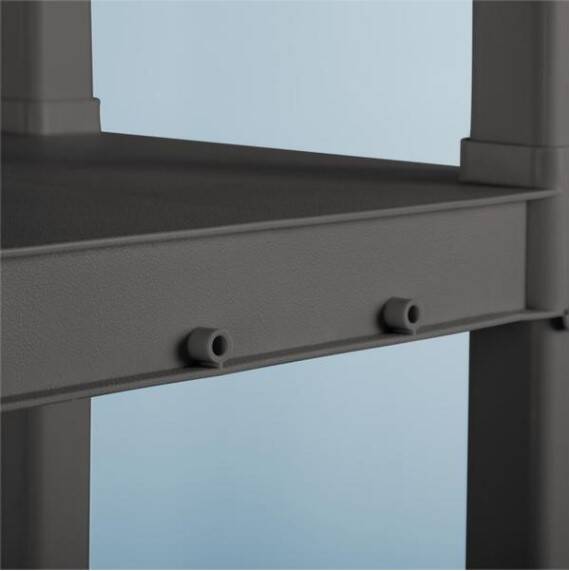 4 Shelf Unit Flat Gray 1 4 Shelf Unit Flat Gray