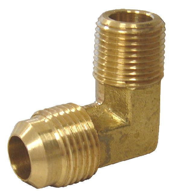 3/8-Inch X 1/4-Inch Fl X Mip Brass Lead-Free 90-Degree Elbow