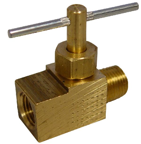 1/4-Inch X 1/4-Inch Fip X Mip Brass Lead-Free Straight Needle Valve 1 1/4-Inch X 1/4-Inch Fip X Mip Brass Lead-Free Straight Needle Valve