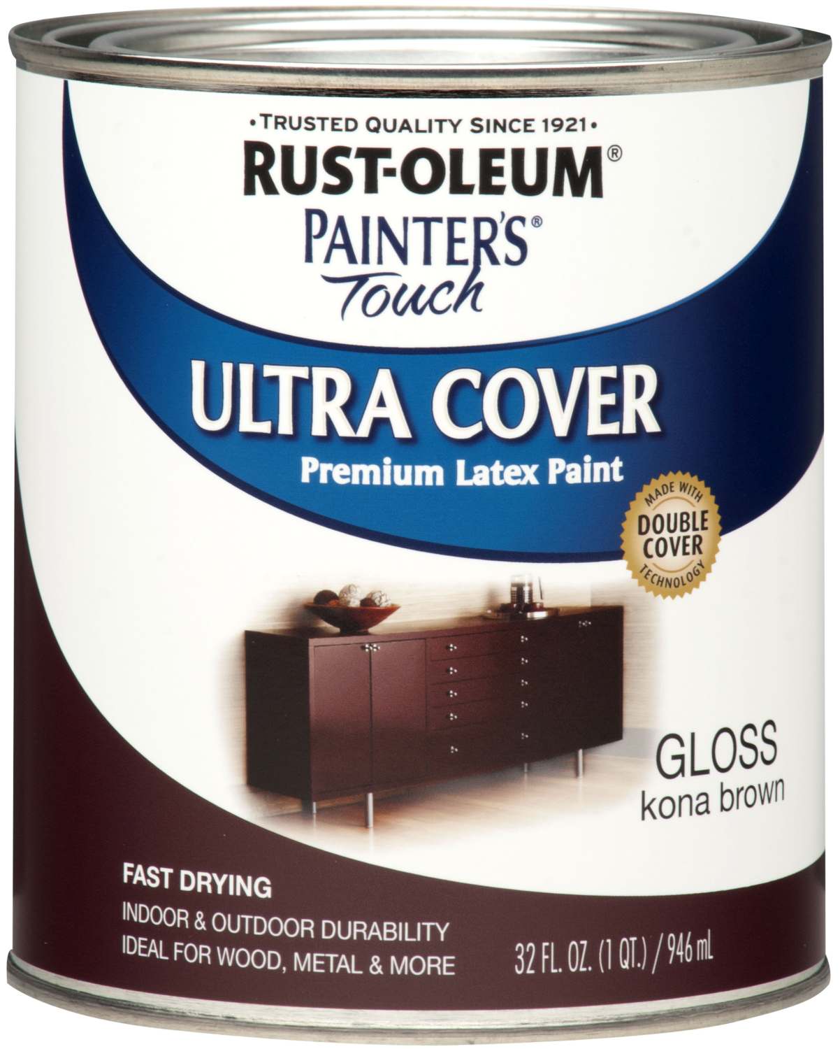 1-Quart Gloss Kona Brown Brush-On Paint 1 1-Quart Gloss Kona Brown Brush-On Paint