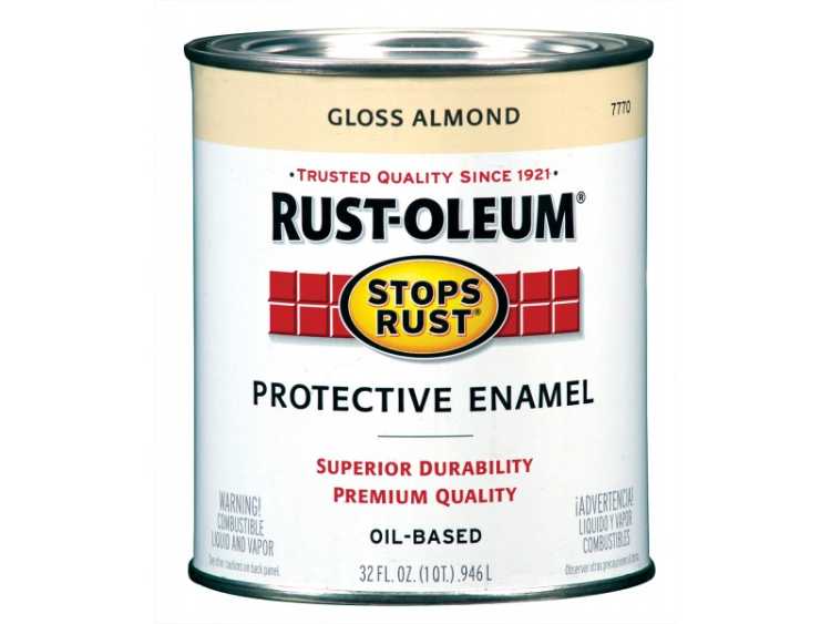 1-Quart Gloss Almond Brush-On Protective Enamel 1 1-Quart Gloss Almond Brush-On Protective Enamel
