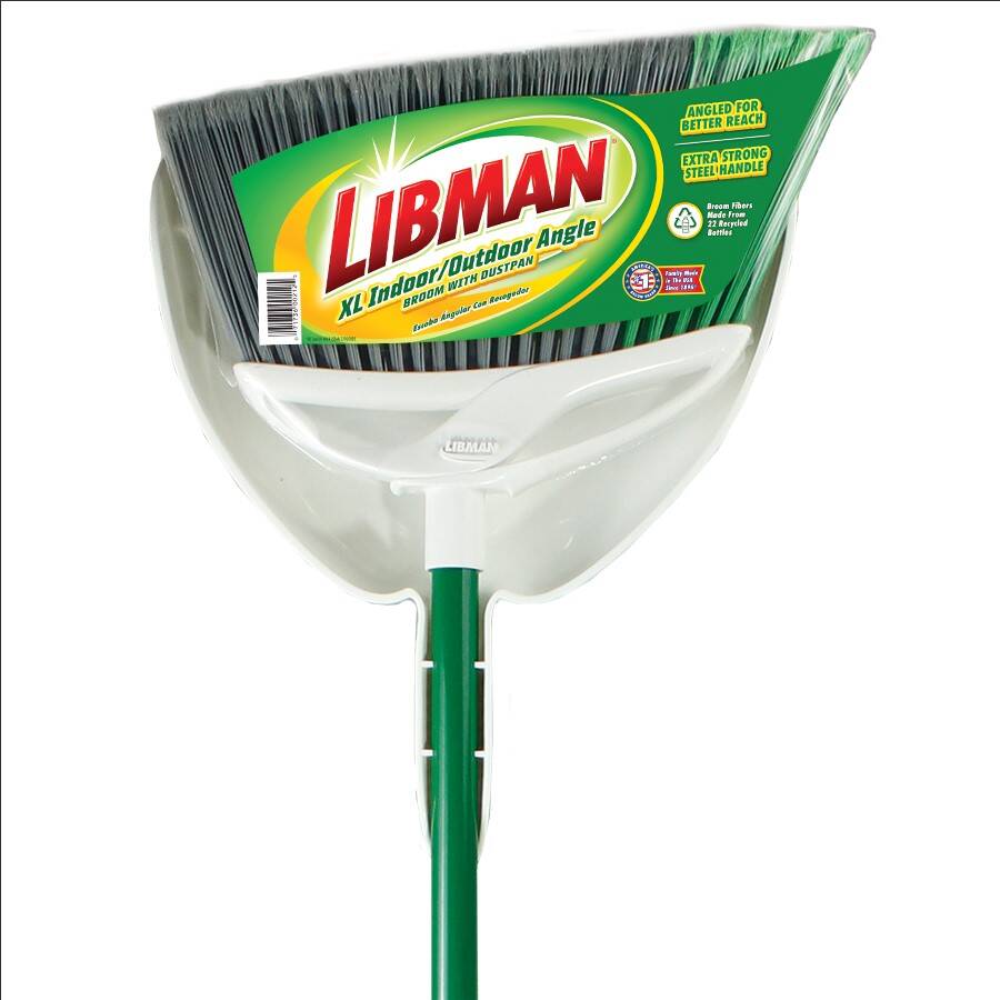 XL Indoor/ Outdoor Angle Broom with Dustpan 1 XL Indoor/ Outdoor Angle Broom with Dustpan