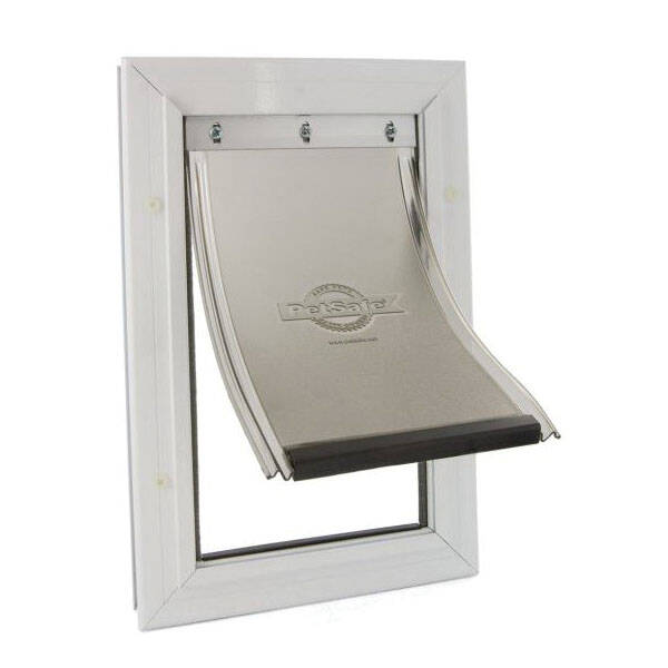 16-1/4-Inch White Aluminum Freedom Pet Door