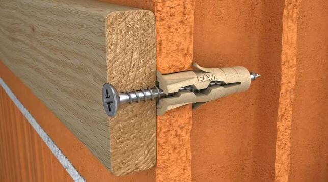 Uno Timber Multi-Purpose Drywall Anchor 1/4-Inch 96-Count 4 Uno Timber Multi-Purpose Drywall Anchor 1/4-Inch 96-Count