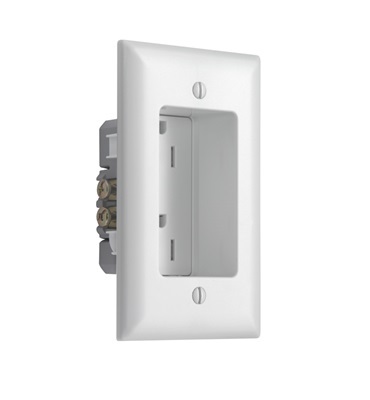 15-Amp 125-Volt Commercial Tamper-Resistant Duplex Receptacle, 1-Pack, White