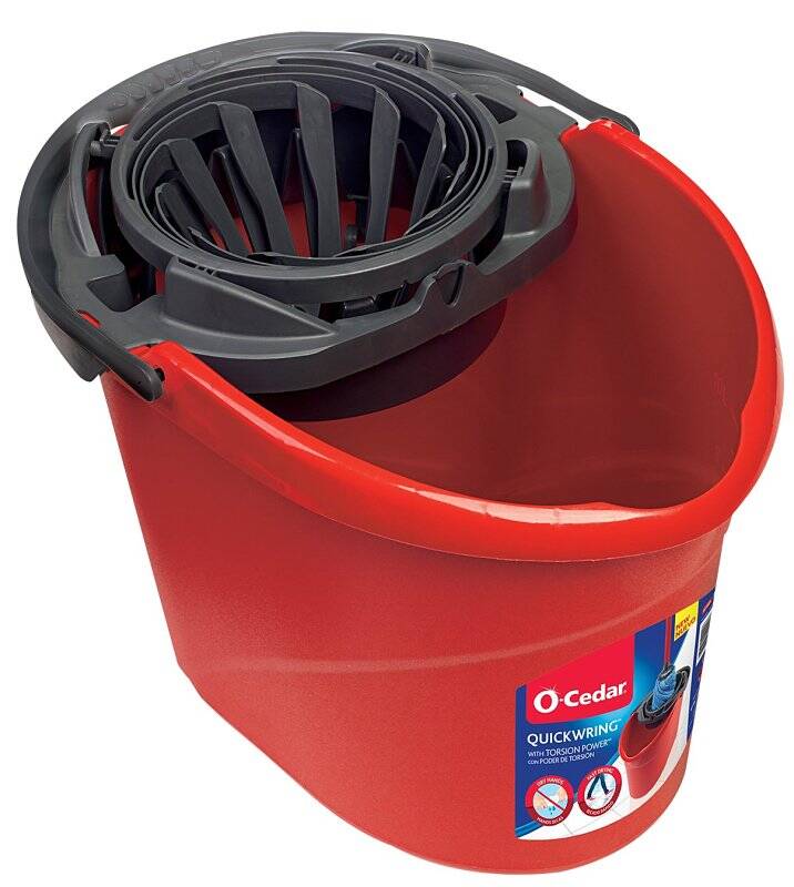 2.5-Gallon, Red, Plastic QuickWring™ Bucket 3 2.5-Gallon, Red, Plastic QuickWring™ Bucket