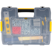 11-Inch Black Sortmaster Junior Tool Box Organizer