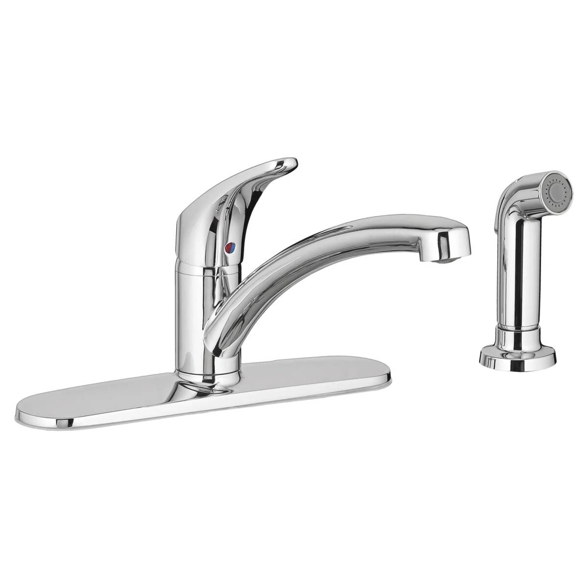 Colony® PRO Polished Chrome 1-Handle Kitchen Faucet With Side Spray