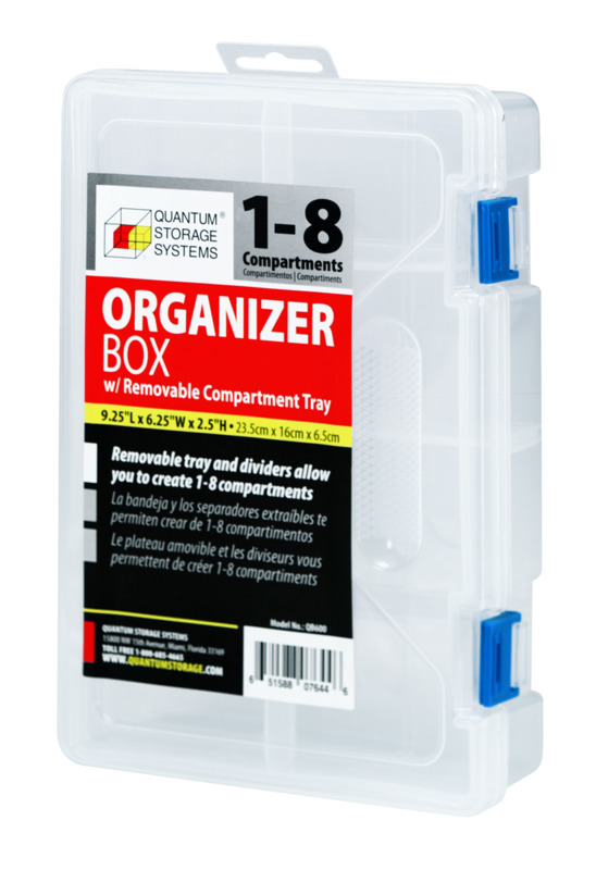 1 To 8-Compartment Polypropylene Utility Box