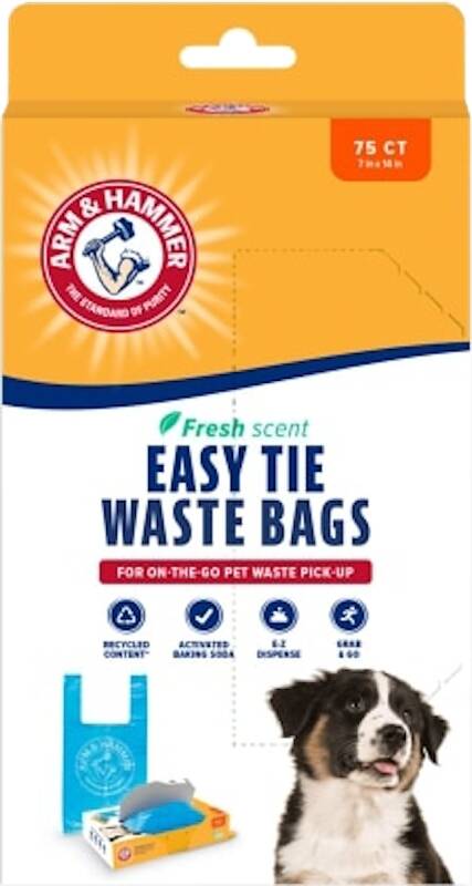 Arm & Hammer® Easy-Tie Dog Waste Bags 2 Arm & Hammer® Easy-Tie Dog Waste Bags