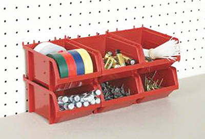5-3/8 x 4-3/4 x 2-13/16-Inch Red Storage Bins 1 5-3/8 x 4-3/4 x 2-13/16-Inch Red Storage Bins