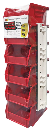 5-3/8 x 4-3/4 x 2-13/16-Inch Red Storage Bins 3 5-3/8 x 4-3/4 x 2-13/16-Inch Red Storage Bins