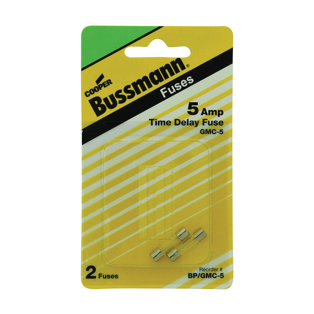 Automotive, Medium Time-Delay Fuse, 5 A, 125 V, 10 KA Ir 1 Automotive, Medium Time-Delay Fuse, 5 A, 125 V, 10 KA Ir