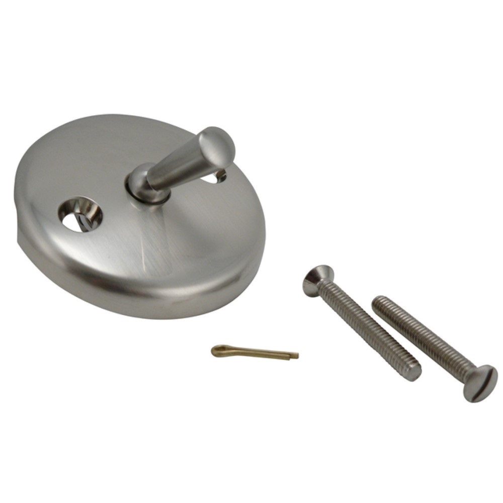 Trip Lever Faceplate, Metal, Brushed Nickel
