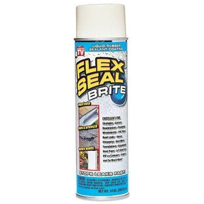14-Ounce White Brite Liquid Rubber Sealant Spray 1 14-Ounce White Brite Liquid Rubber Sealant Spray