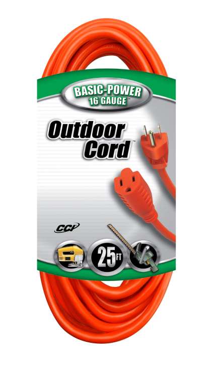 CCI® 25-Foot 16/3 SJTW Outdoor Extension Cord