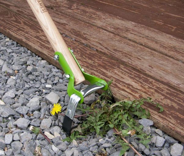 58-1/2-Inch Action Hoe With Wood Handle