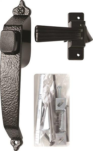 Colonial Black Push Button Latch 1 Colonial Black Push Button Latch