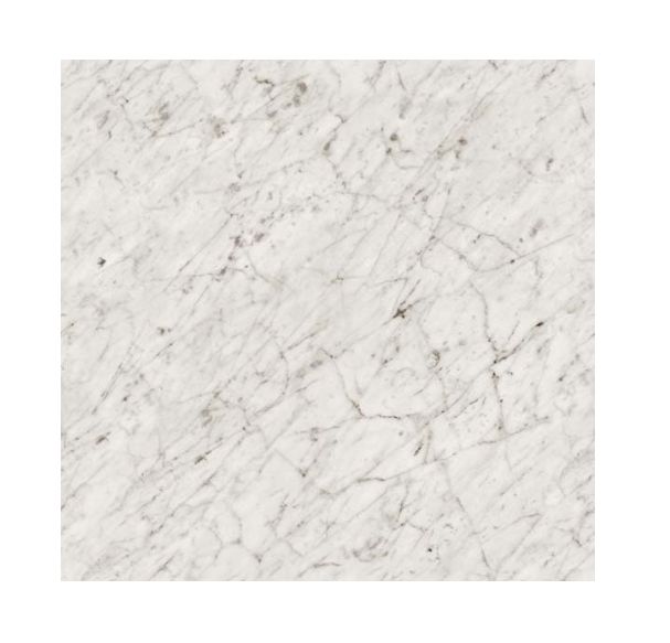 10-Foot Carrara Bianco Dimensions Laminate Countertop Left Hand Miter In Matte Finish With Tempo Edge Profile