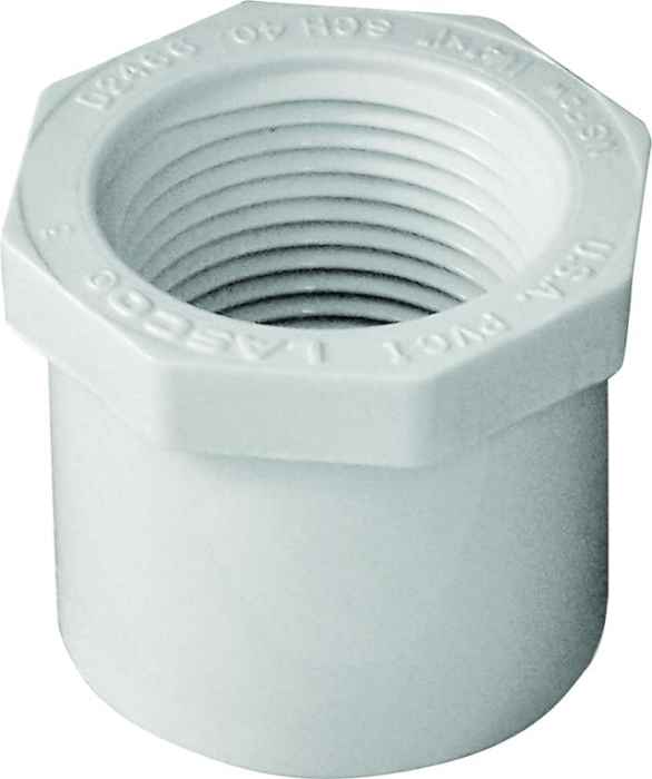 SCH 40 Spigot x FPT PVC Pipe Reducing Bushing, 1-1/4 2 SCH 40 Spigot x FPT PVC Pipe Reducing Bushing, 1-1/4\