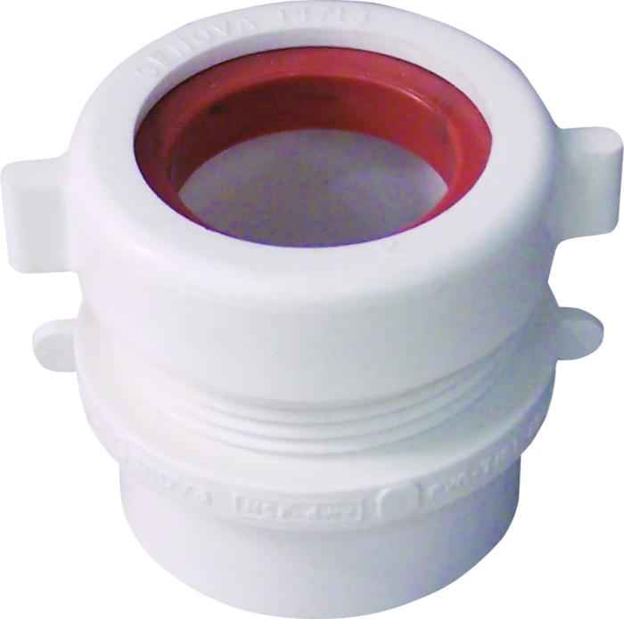 1-1/2-Inch x 1-1/4-Inch White PVC Trap Adapter 1 1-1/2-Inch x 1-1/4-Inch White PVC Trap Adapter