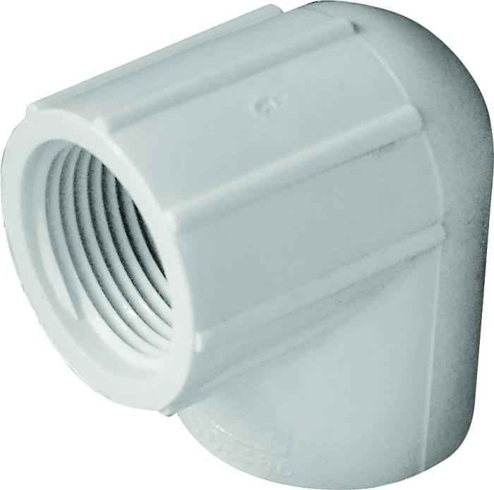 SCH 40 Socket x FPT 90u00b0 PVC Pressure Elbow, 3/4 1 SCH 40 Socket x FPT 90\u00b0 PVC Pressure Elbow, 3/4\