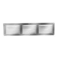 16 x 4-Inch Mill Aluminum Undereve Vent 1 16 x 4-Inch Mill Aluminum Undereve Vent