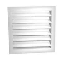 12 x 12-Inch White Aluminum Dual Louvers 1 12 x 12-Inch White Aluminum Dual Louvers