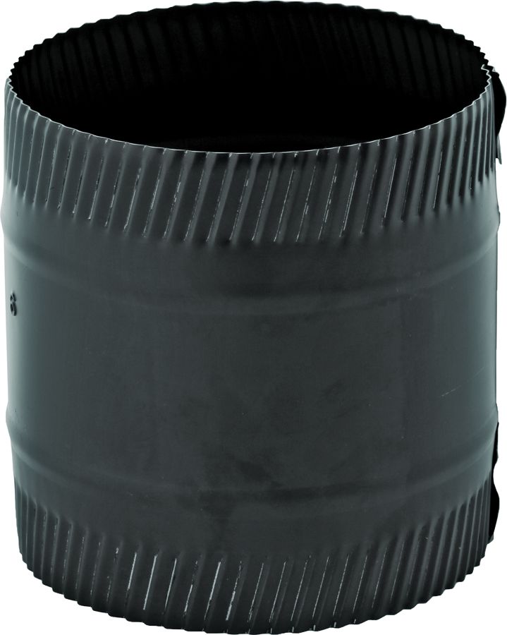 8 x 4-Inch Black Steel Joint Connector 1 8 x 4-Inch Black Steel Joint Connector