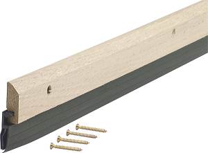 36-Inch Oak/Vinyl Door Sweep 1 36-Inch Oak/Vinyl Door Sweep