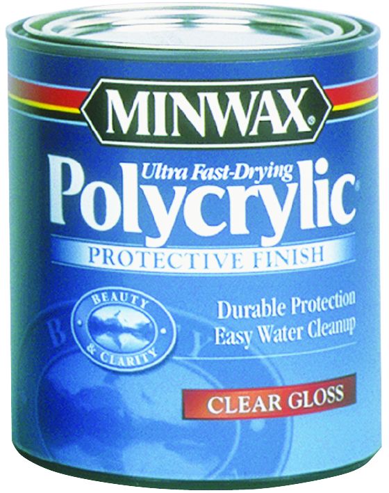 1-Gallon Clear Gloss Polycrylic Protective Finish