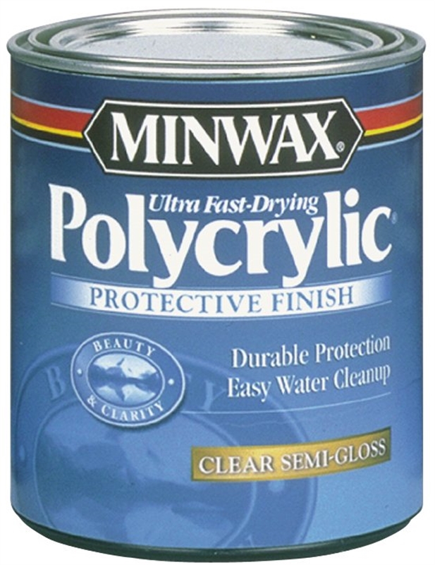 1-Quart Semi-Gloss Polycrylic Protective Finish