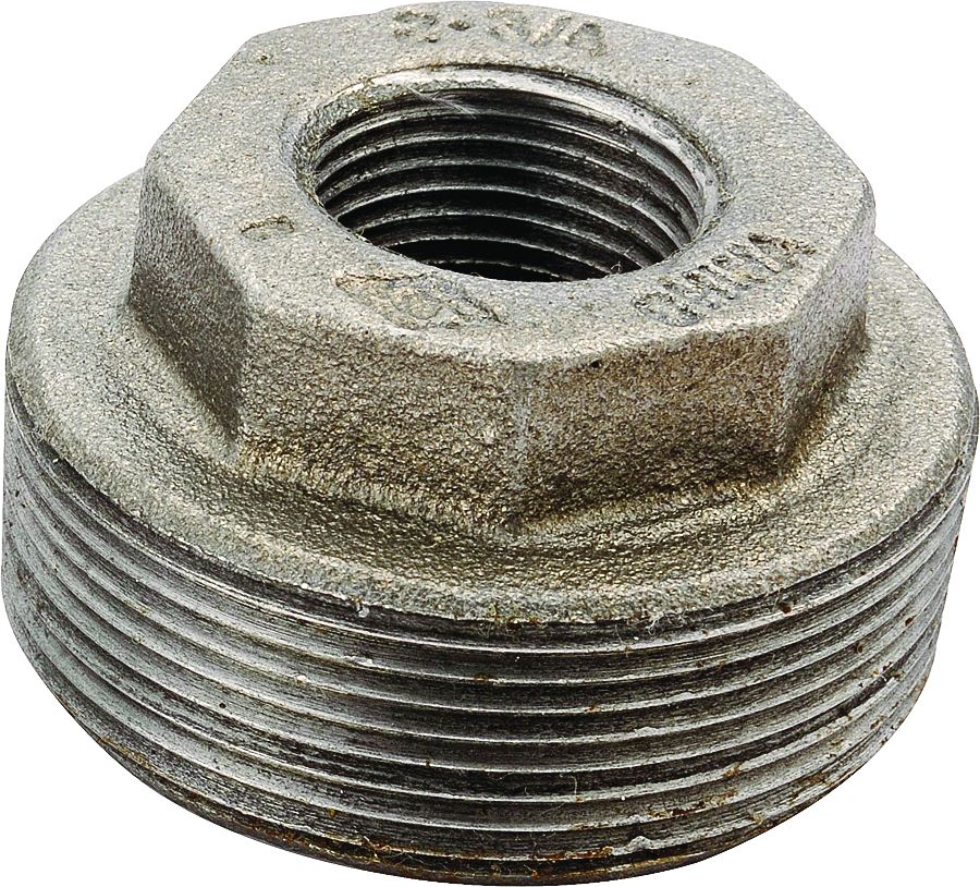 Black Malleable Iron MIP x FIP Hex Bushing, 3/4 1 Black Malleable Iron MIP x FIP Hex Bushing, 3/4\