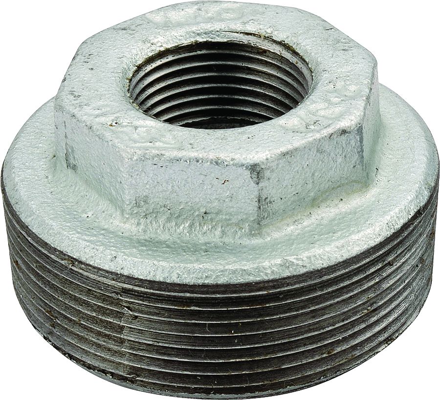 Steel MIP x FIP Galvanized Hex Bushing, 1-1/2 1 Steel MIP x FIP Galvanized Hex Bushing, 1-1/2\