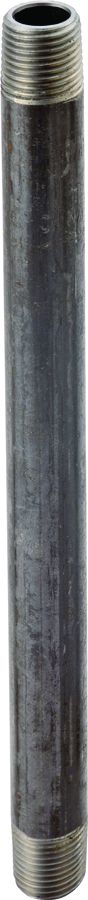 Steel Black Pipe Nipple, 1/2\