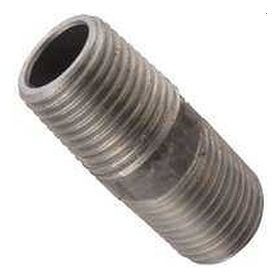 Steel Black Pipe Nipple, 1 1 Steel Black Pipe Nipple, 1\
