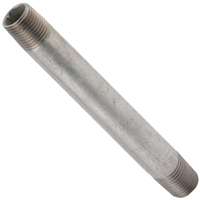 Steel Galvanized Pipe Nipple, 1-1/4 1 Steel Galvanized Pipe Nipple, 1-1/4\